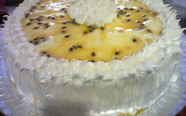 Bolo Mousse de Maracujá