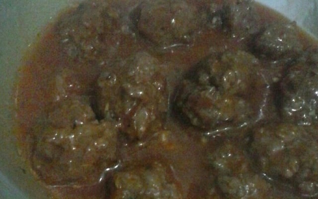 Almôndegas sem ovos