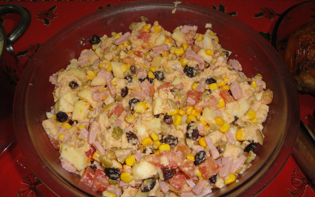 Salada de pão de forma