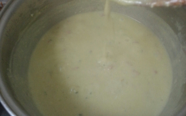 Sopa rápida creme de ervilha