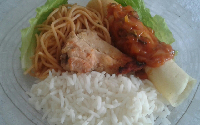 Espaguete à la frutos do mar