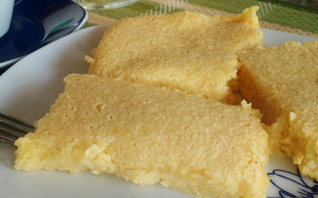 Bolo creme de milho verde