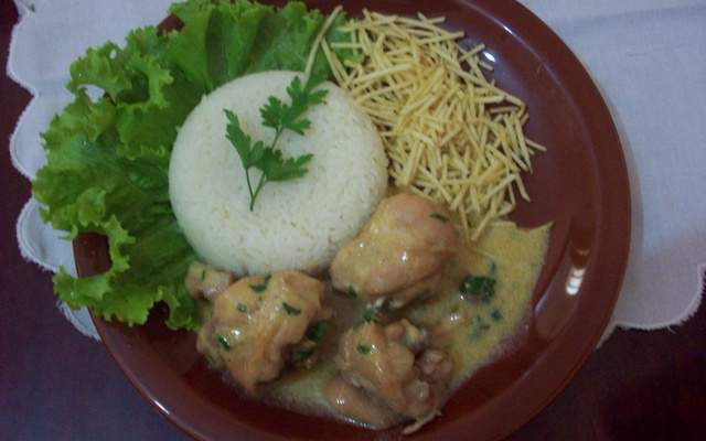 Frango com molho agridoce