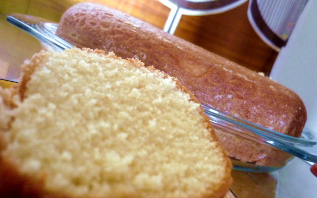 Bolo comum de trigo simples