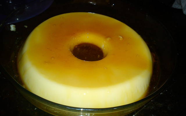 Pudim de maria-mole - rápido e delicioso