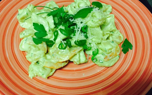 Rigatoni ao camarão