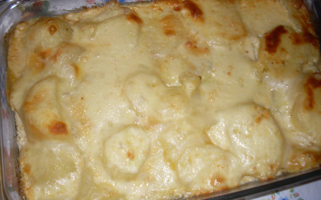 Batata gratinada