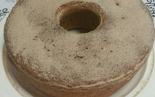 Bolo de banana com canela