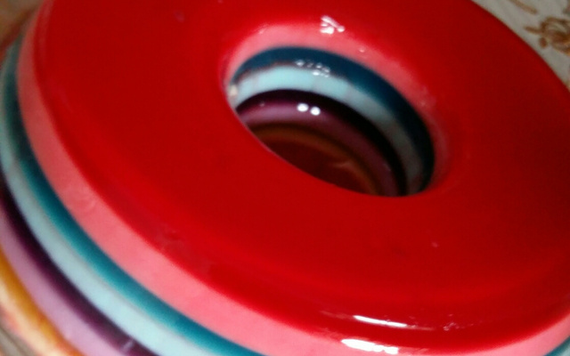 Gelatina Colorida em camadas
