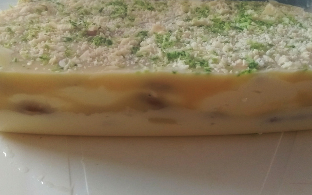 Pavê de limão e chocolate branco