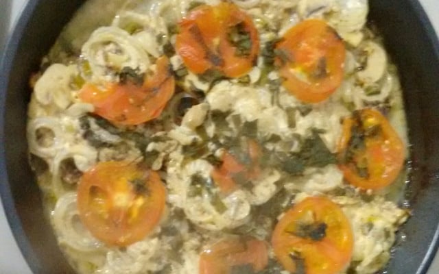 Bife ao forno com maionese