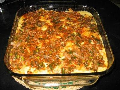 Torta de frango com mandioca