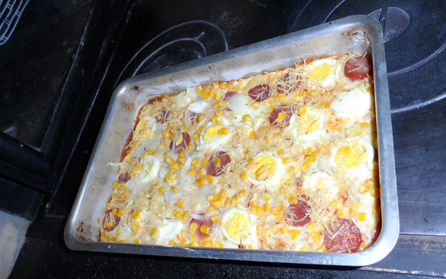 Massa de pizza de liquidificador