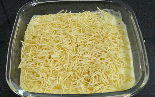 Fricassê de carne moída