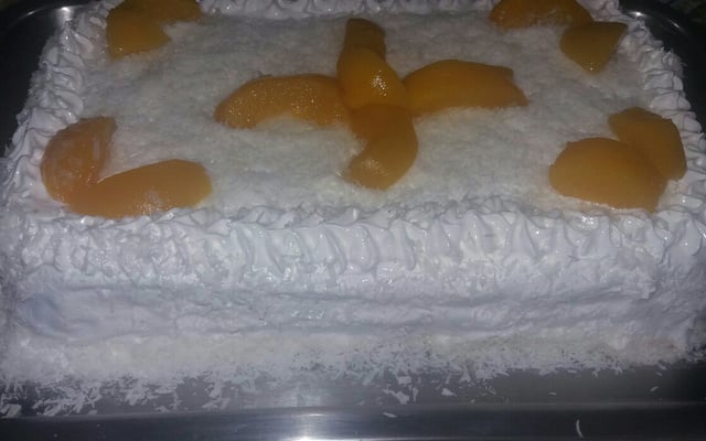 Bolo de pêssego