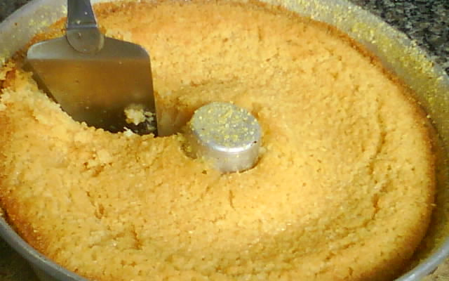 Bolo de milharina