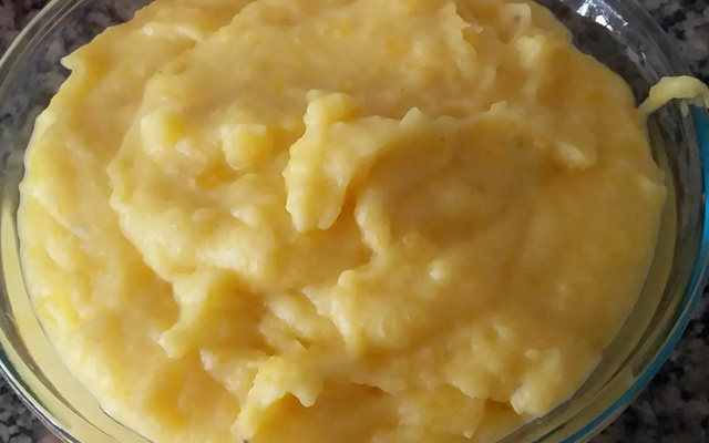 Purê de mandioquinha