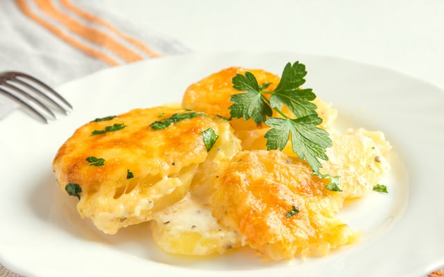 Batata rápida de microondas