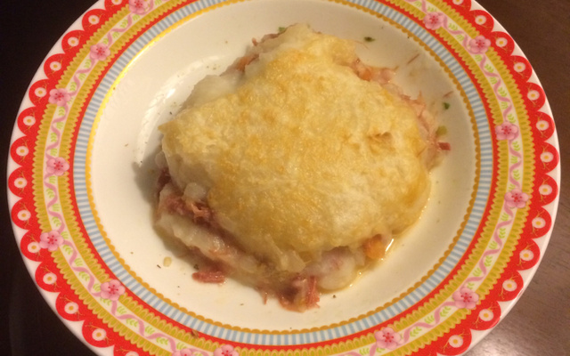 Escondidinho de carne-seca