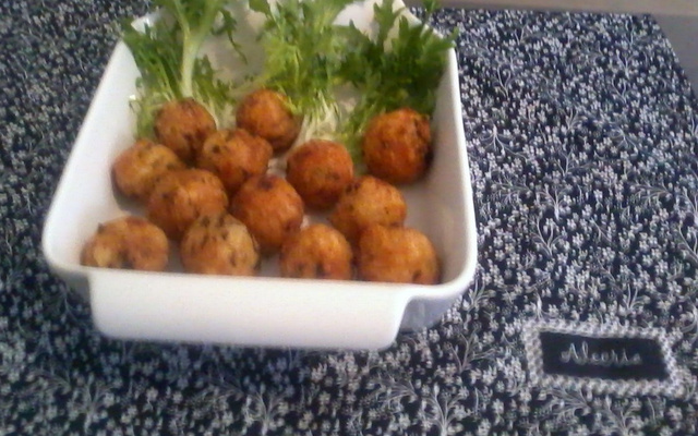 Bolinho de bacalhau com mandioca