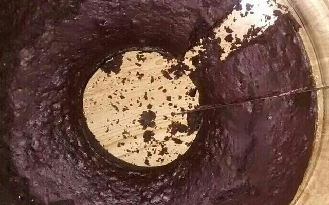 Bolo de chocolate com aveia