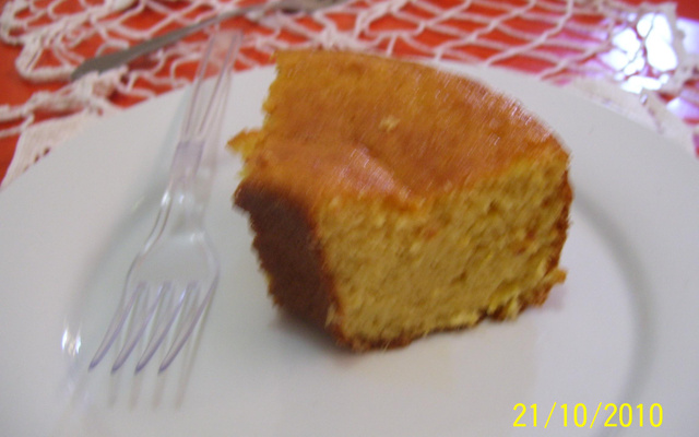 Bolo de milho sem farinha