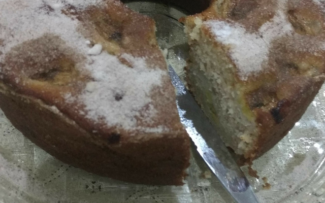 Bolo de banana d'água