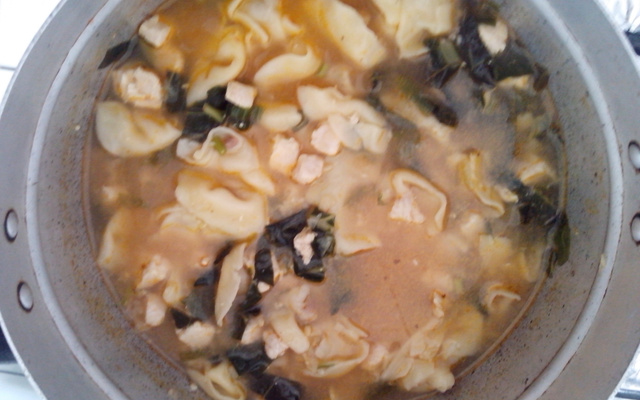 Sopa de capeletti simples