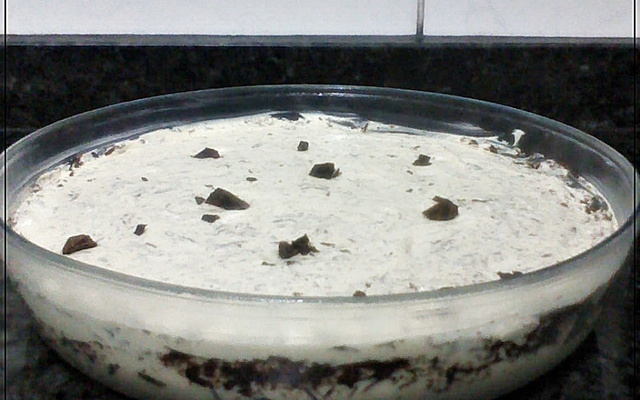 Mousse extra cremosa de doce de leite sem ovo