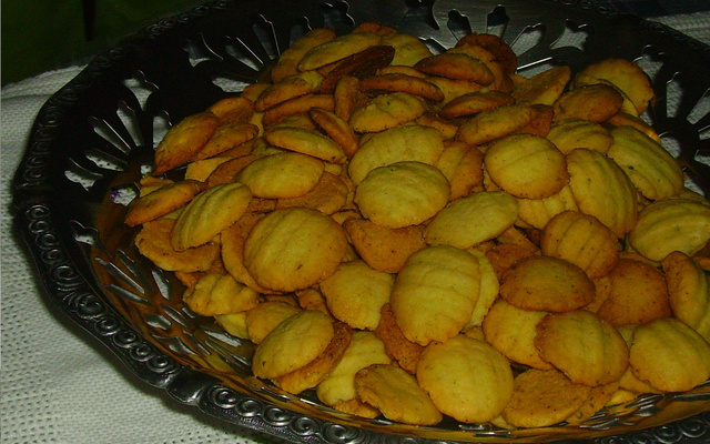 Biscoito amanteigado de laranja