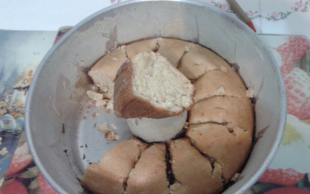 Bolo de laranja sem ovos