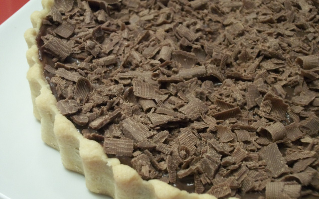 Torta cremosa de chocolate