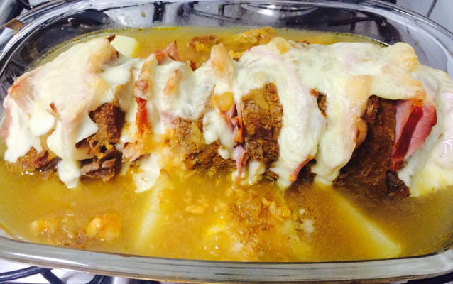 Lagarto recheado da minha Vovó