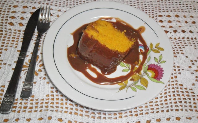 Bolo de cenoura fofinho