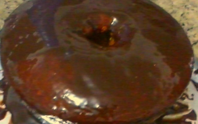 Bolo de chocolate de liquidificador