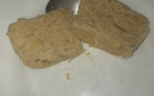 Bolo fit de banana na caneca 