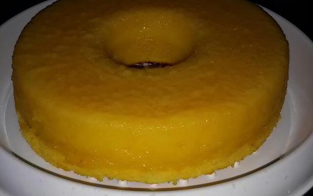 Bolo cremoso de laranja