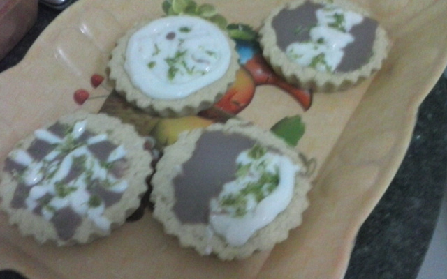 Tortinhas de brigadeiro com creme de limão