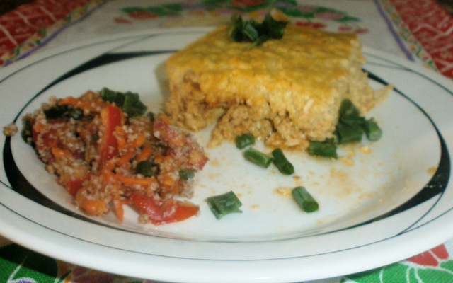 Omeletão de micro-ondas