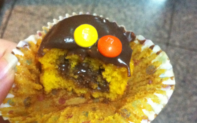 Cupcake de Cenoura com trufa