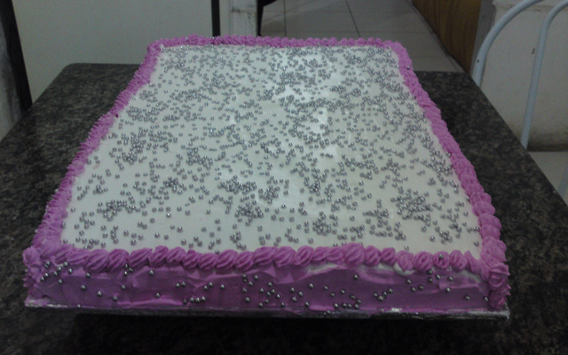 Torta de biscoito com morango