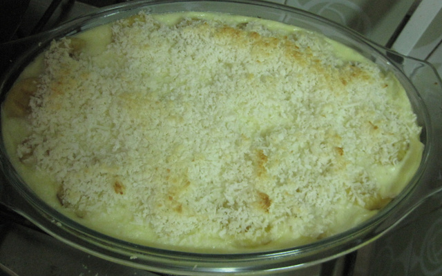 Assado de Banana e Coco