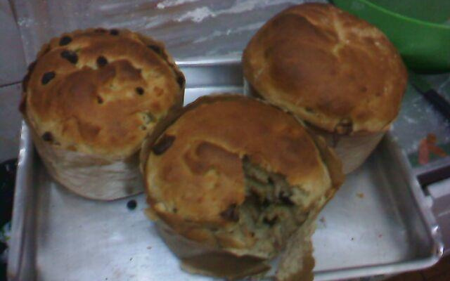 Panetone de máquina de pão