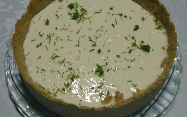 Torta de limão com chocolate