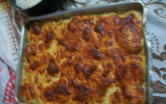 Batata  gratinada