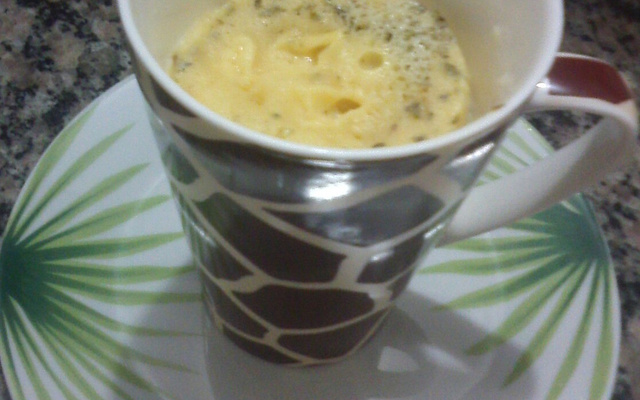 Bolo de caneca salgado