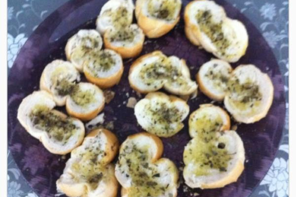 Torrada rápida e simples de microondas