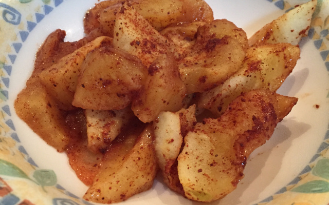 Maçã de microondas light