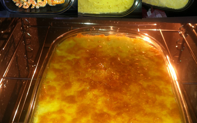 Escondidinho de camarão do Dezim