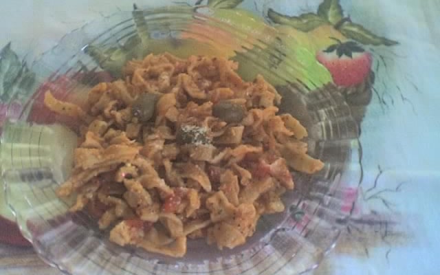 Massa de macarrão caseiro